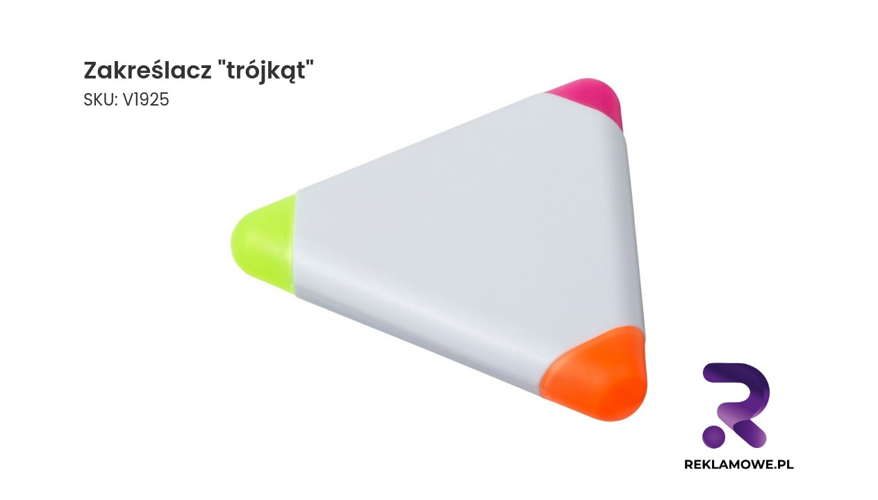 Zakreślacz w kształcie trójkąta