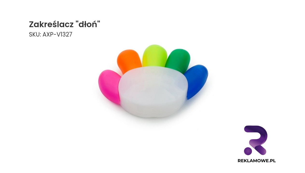 Zakreślacz w kształcie dłoni