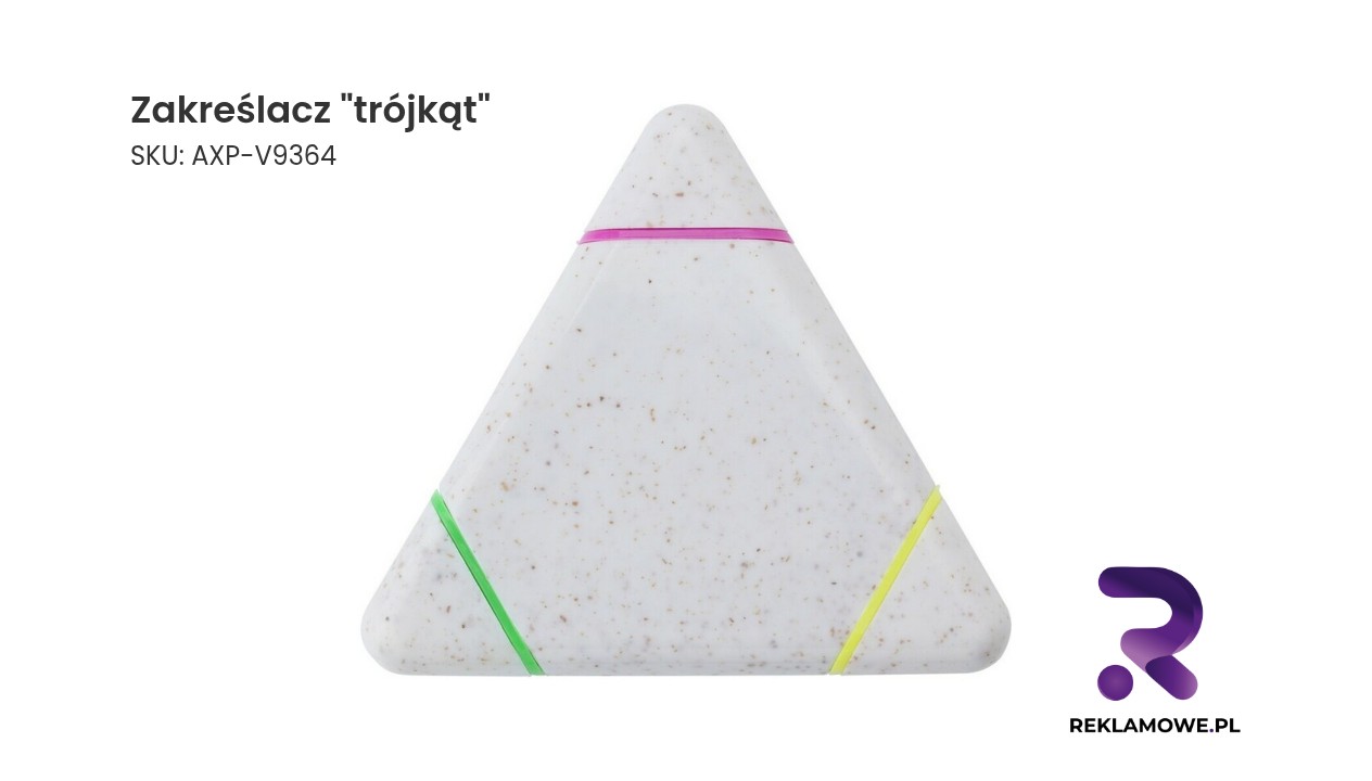 Zakreślacz Zakreślacz w kształcie trójkąta